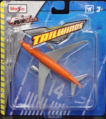 

Maisto BOEING 787-B FRESH METAL TAILWINDS AIRPLANE MODEL(Orange, Grey), Grey;orange