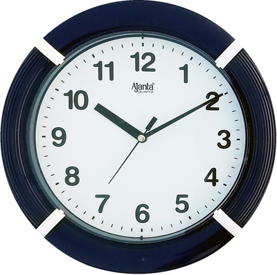 AJANTA Analog 25 cm X 25 cm Wall Clock(Blue, With Glass)