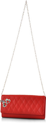 

Anglopanglo Women Evening/Party Red PU Sling Bag