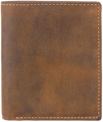 

Visconti Men Tan Genuine Leather Wallet(5 Card Slots), Oil tan