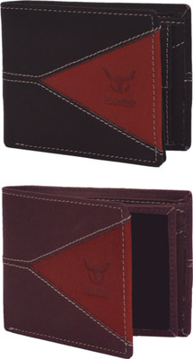 

Hidelink Men Multicolor Genuine Leather Wallet