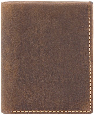 

Visconti Men Tan Genuine Leather Wallet(4 Card Slots), Oil tan