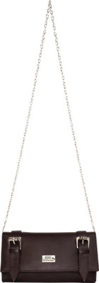 

I Define You Women Evening/Party Brown PU Sling Bag