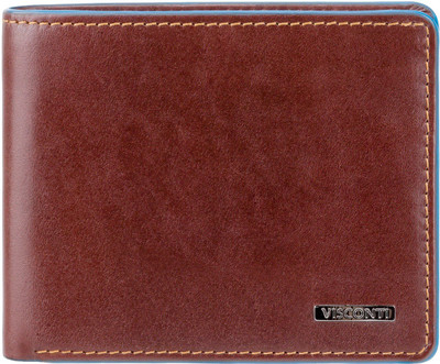 

Visconti Men Brown Genuine Leather Wallet(5 Card Slots), Italian brown