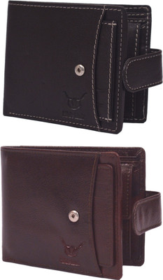 

Hidelink Men Brown Genuine Leather Wallet