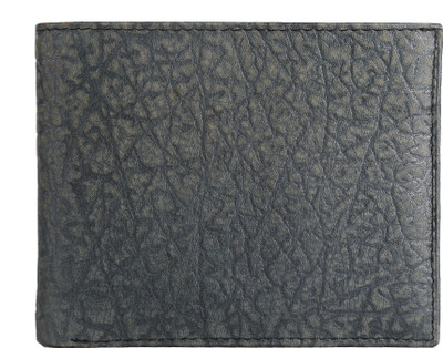 

Hawai Men Grey Genuine Leather Wallet(8 Card Slots)
