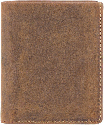 

Visconti Men Tan Genuine Leather Wallet(2 Card Slots), Oil tan