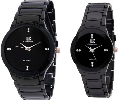 

Iik IIk Black Couple Watch - For Men & Women
