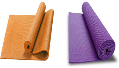 

Excite Shoppers ES_Combo_PO03 Orange 4 mm Yoga Mat, Orange;purple