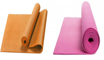 

Excite Shoppers ES_Combo_OP03 Orange 4 mm Yoga Mat, Orange;pink