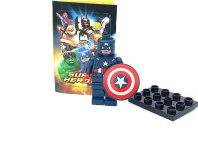 Akki Collection lego captain america(Multicolor)