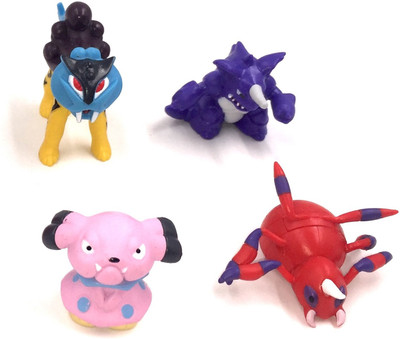 

24x7eMall Premium 4 pcs random Pokemon Go action figures size approx 6-10 cm(Multicolor)
