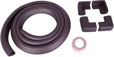 

Lifekrafts Edge Guard and Corner Guard for Sharp Table Edges ; 2 Meter (6.67 ft) Edge Cushion ; 4 piece Corner Cushion;(Coffee Brown)