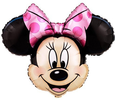 

PARTY PROPZ Printed MINNIE THEME FOIL BALLOON (SET OF 1) / MINNIE THEME PARTY SUPPLIES Balloon(Multicolor, Pack of 1)