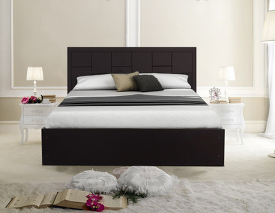 

Auspicious Home Zuwei Engineered Wood Single Bed With Storage(Finish Color - Walnut)