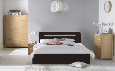 

Auspicious Home Lexus Engineered Wood Queen Bed With Storage(Finish Color - Walnut)
