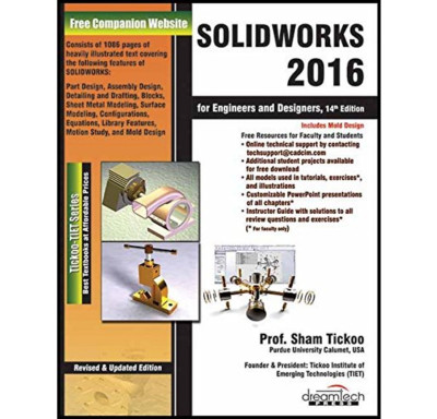 Solidworks 2016 for Engineers and Designers, 14ed(English, Paperback, Tickoo Sham)