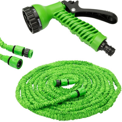 

Gadget Deals 50Ft Expandable And 7-Pattern Spray Nozzle With Shut-Off Valve High Pressure Washer