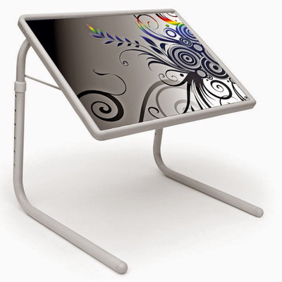 

Shopper52 Plastic Portable Laptop Table(Finish Color - Grey)