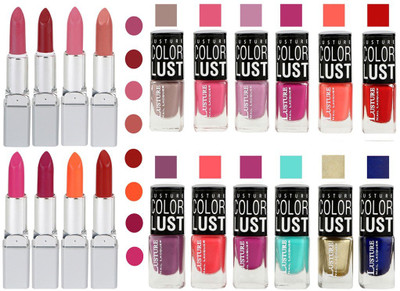 

Ramble Lipstick and Nail polish Neon Shades Gift Pack set combo 0040(Set of 20)