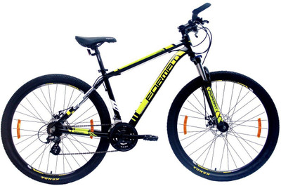 

Format Tornado 29 Inches 24 Speed Black & Yellow 29 T 24 Gear Mountain/Hardtail Cycle(Multicolor)