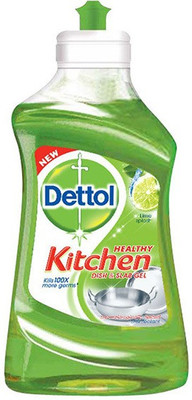 

Dettol Kitchen Slab and Dish Cleaning Gel(Lime Splash, 200 ml)