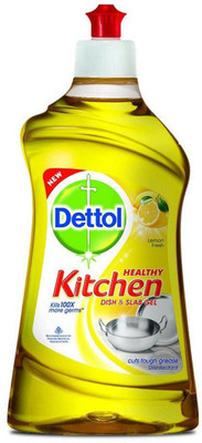 

Dettol Kitchen Slab and Dish Cleaning Gel(Lemon Fresh, 400 ml)