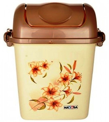 

Nayasa Plastic Dustbin(Brown)