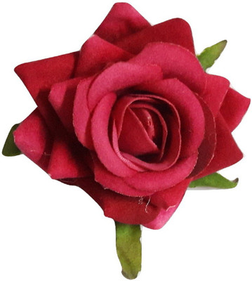 

Bella Fiero Vintage Velvet Rose Brooch Hair Clip(Pink)