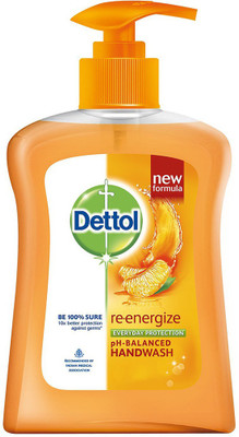 

Dettol Re-energize Liquid Hand Wash(200 ml, Pump Dispenser)