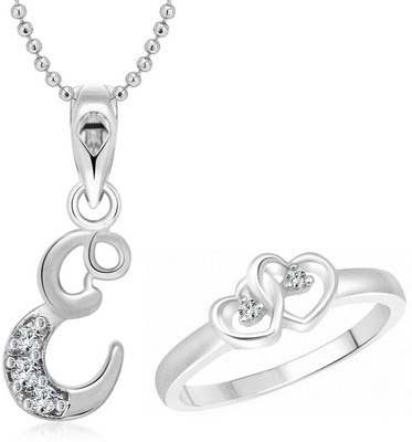 VIGHNAHARTA Alloy Gold-plated Silver Jewellery Set(Pack of 1)