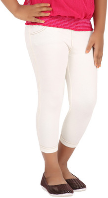 

Greenwich Jegging For Girls(White, Pack of 1, Snow white