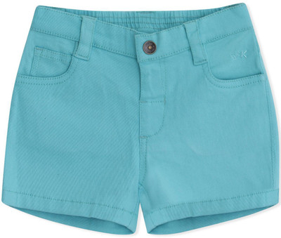 

Mini Klub Short For Girls Casual Printed Cotton(Blue, Pack of 1, Aqua blue