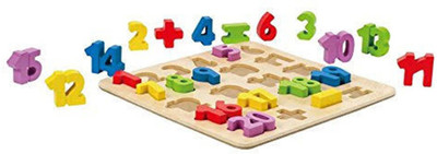 

Munchkinz Numbers Stand up Kid's Wooden Blocks Learning Puzzle - 23 Pieces(Multicolor)