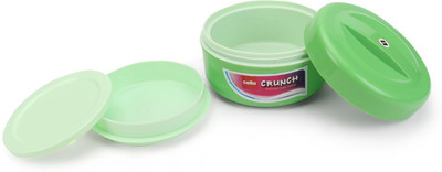 

Cello crunch big 2 Containers Lunch Box(400 ml), Green