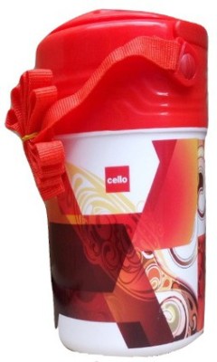 

Cello meal kit 4 4 Containers Lunch Box(650 ml), Red