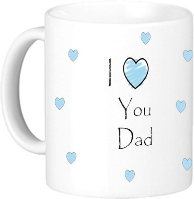 

Akcesstronics I Love You Dad Plastic Mug(350 ml), White