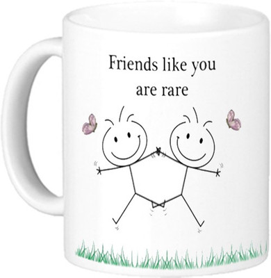 

Akcesstronics Friends Like You Plastic Mug(350 ml), White