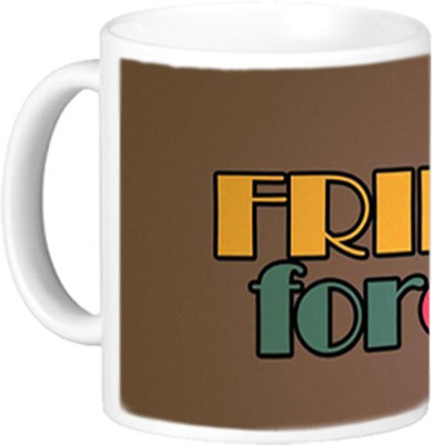 

Akcesstronics Friends Forever Plastic Mug(350 ml), White