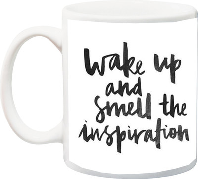 

ME&YOU Motivational Quotes 035 Don't Limit Your Challenges Printed Ceramic Mug(325 ml), Multicolor