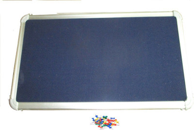 

Action World 60x45 centimeter Blue Notice Board Bulletin Board(Blue)