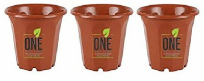 

One Feet Farm Table top plastic planter pot - pack of 3 Plant Container Set(Pack of 3, Plastic)