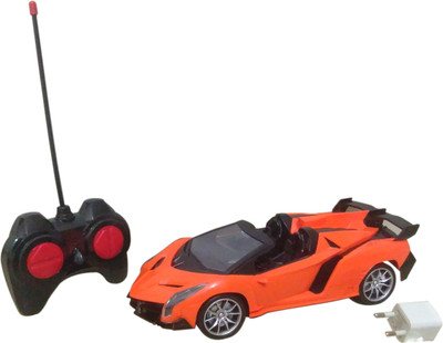 

Techhark Rechargeable Remote Control 1:16 scale For Kids(Orange)