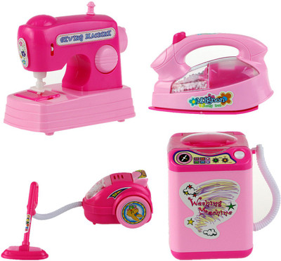 

Smiles Creation 4 in 1 kitchen Set toy with Light and Music for your little Baby Girl
