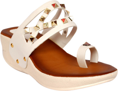 

Bora Bora Women White Wedges