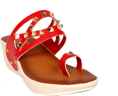 

Bora Bora Women Red Wedges