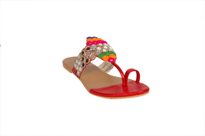 Studio 9 Women Maroon Flats
