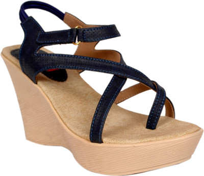 

Bora Bora Women Blue Wedges