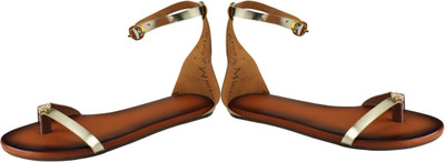 

Rare Women Gold Sandals
