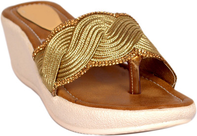 

Bora Bora Women Gold Wedges